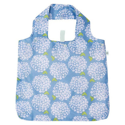 Blue Hydrangea Reusable Shopping Bag - Main View - Rockflowerpaper
