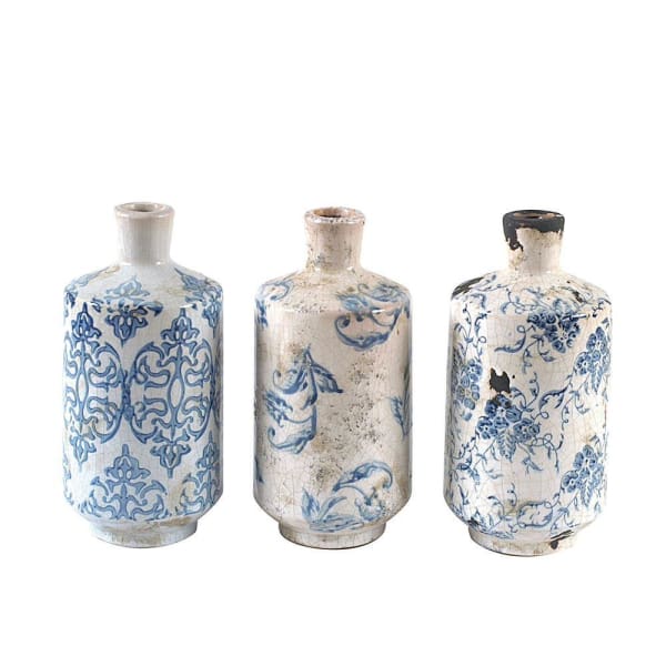 Blue Terracotta Vase