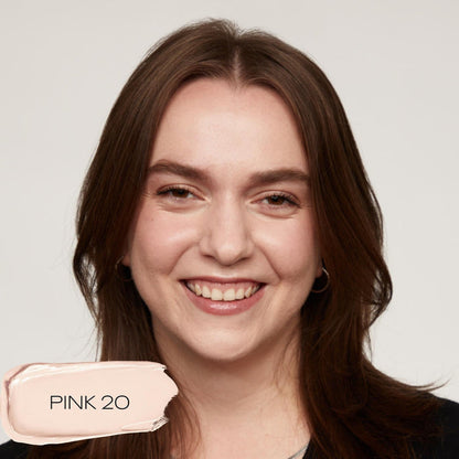 Blurring Ceramide Cream Foundation - Makeup - MOB Beauty - 03_PDP_MOBBEAUTY_BCCF_PINK20_LIFESTYLE_f08c27ea-71ae-478e-a9b4-efe419f1c994 - The Detox Market | PINK 20 fair to light with cool pink undertones