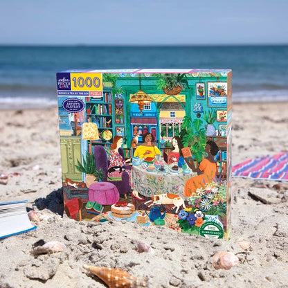 Books & Tea By the Sea | 1,000 Piece Jigsaw Puzzle