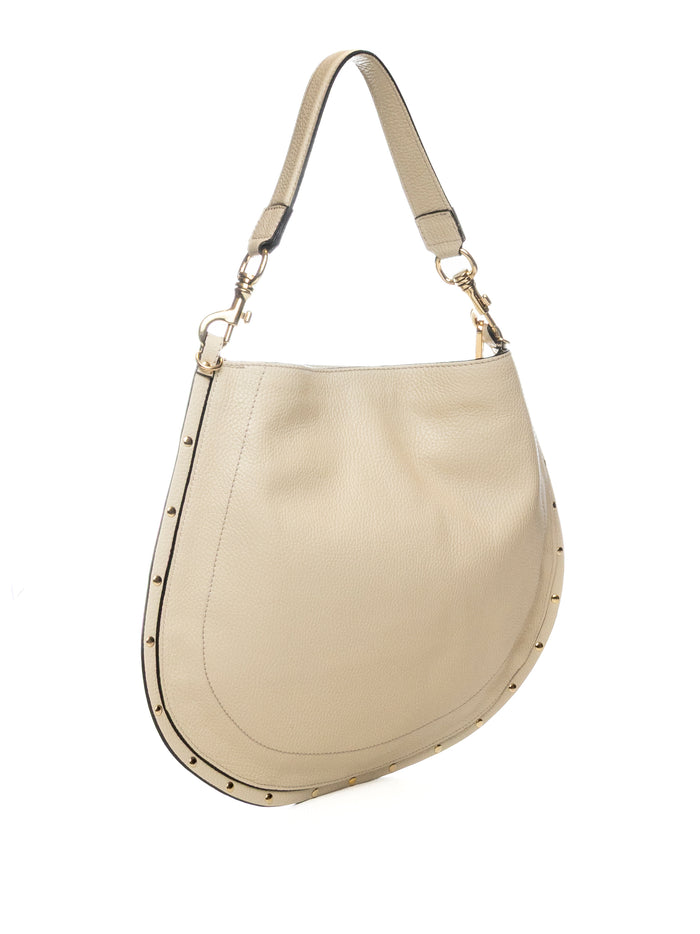 DI LORENZO borsa a spalla yara beige YARA CERVO-BEIGE