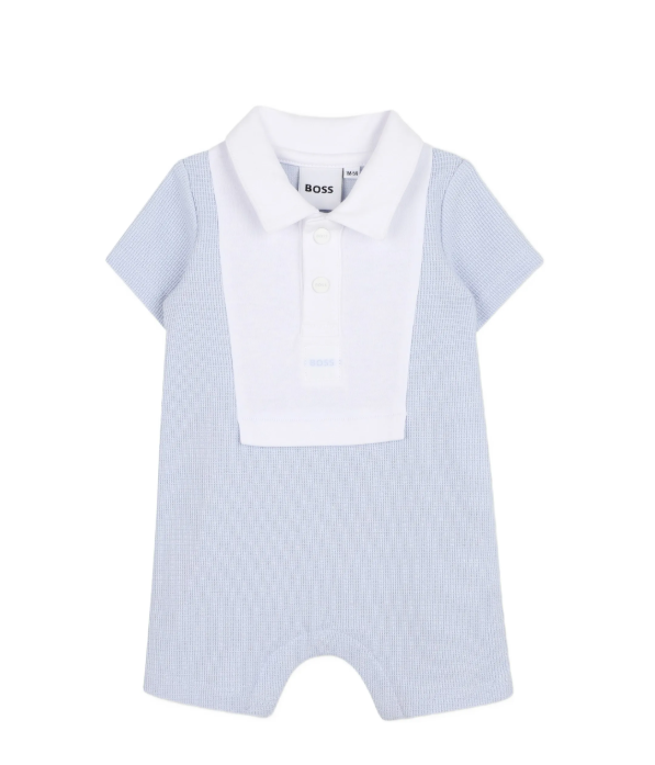 BOSS bib collar romper