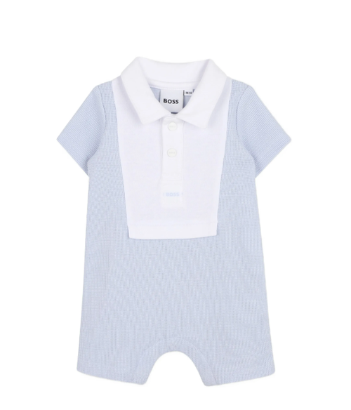 BOSS bib collar romper