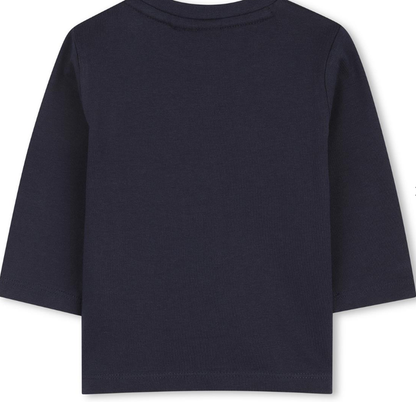 BOSS Blue Cotton Logo Thsirt