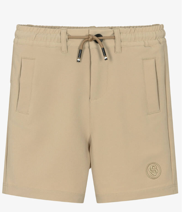 BOSS Boys Beige Bermuda Shorts
