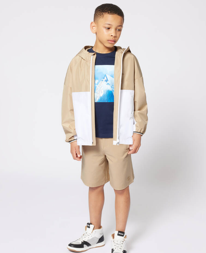 BOSS Boys Beige Bermuda Shorts