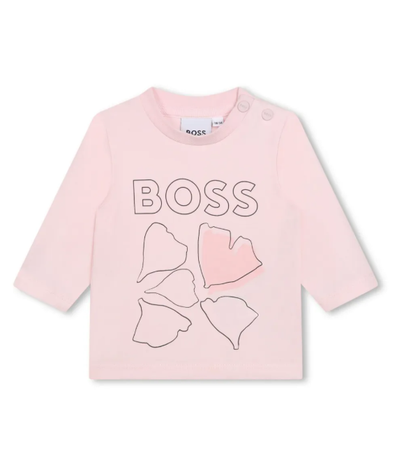 BOSS Girl logo-print T-shirt