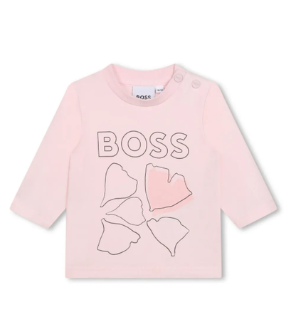 BOSS Girl logo-print T-shirt