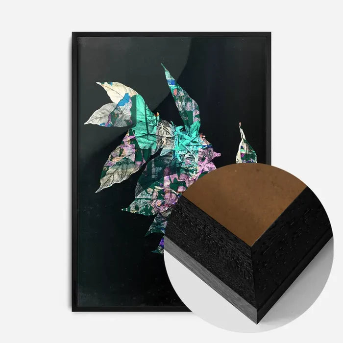 21x30cm | 8¼ x 11¾in / Black Wood Frame