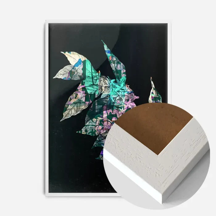 21x30cm | 8¼ x 11¾in / White Wood Frame
