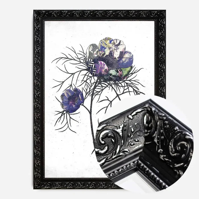 21x30cm | 8¼ x 11¾in / Black Ornate Frame