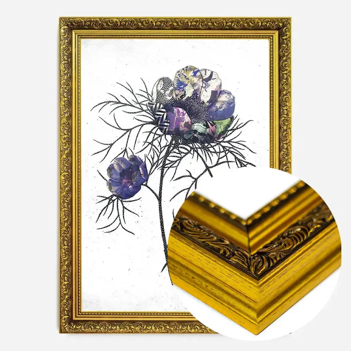 21x30cm | 8¼ x 11¾in / Gold Ornate Frame