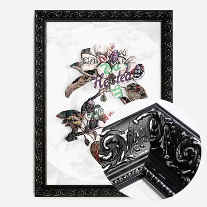 21x30cm | 8¼ x 11¾in / Black Ornate Frame