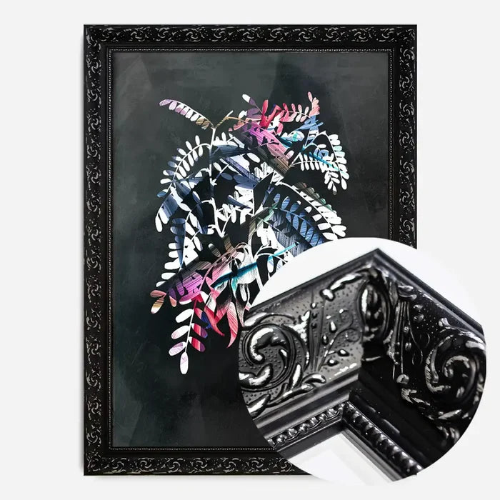 21x30cm | 8¼ x 11¾in / Black Ornate Frame