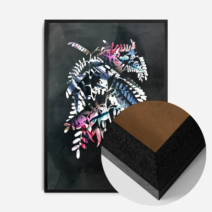 21x30cm | 8¼ x 11¾in / Black Wood Frame