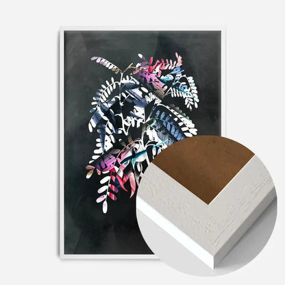 21x30cm | 8¼ x 11¾in / White Wood Frame