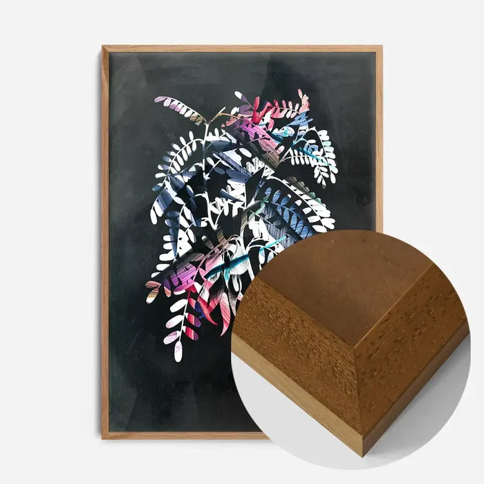 21x30cm | 8¼ x 11¾in / Oak Wood Frame