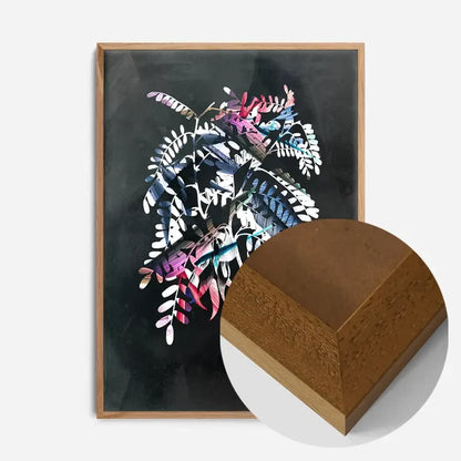21x30cm | 8¼ x 11¾in / Oak Wood Frame