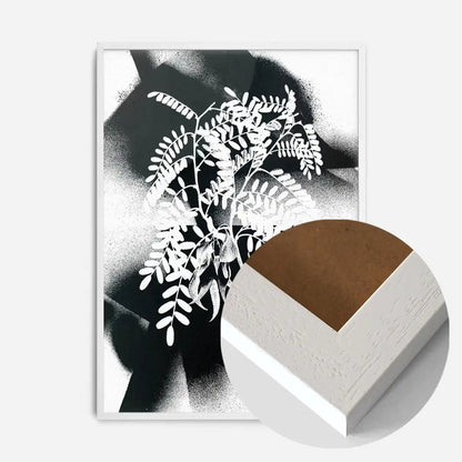 21x30cm | 8¼ x 11¾in / White Wood Frame