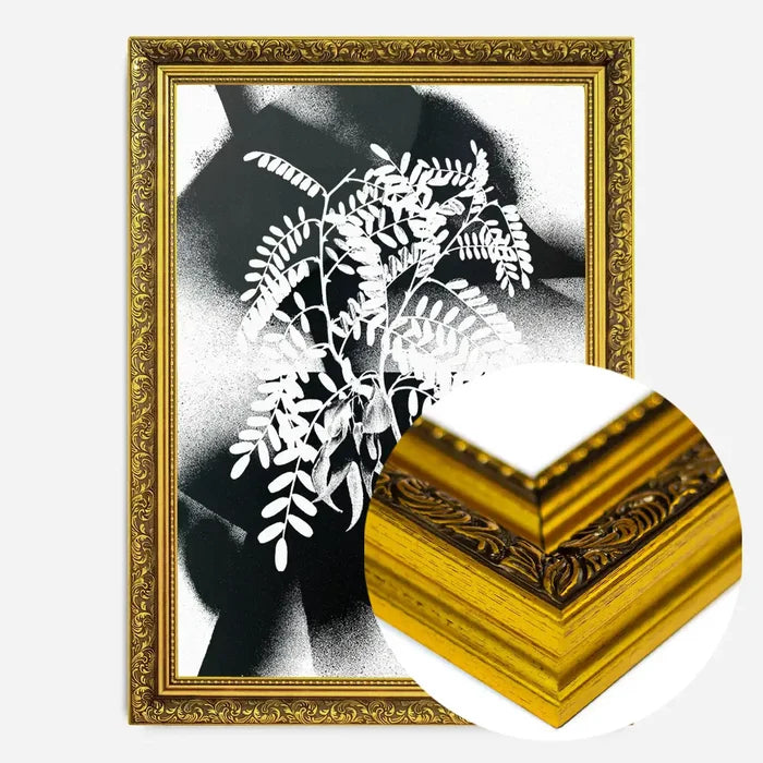 21x30cm | 8¼ x 11¾in / Gold Ornate Frame