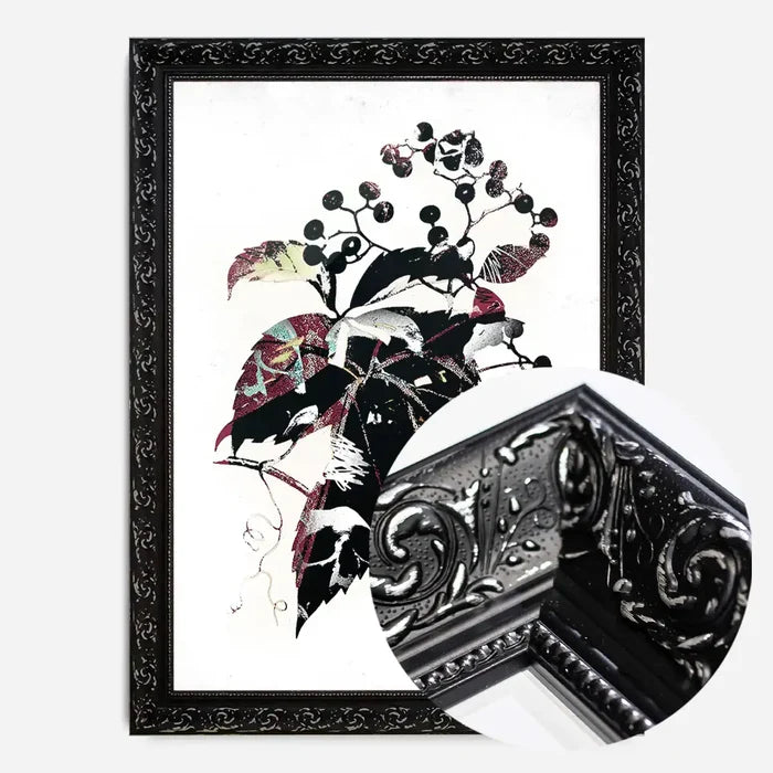 21x30cm | 8¼ x 11¾in / Black Ornate Frame