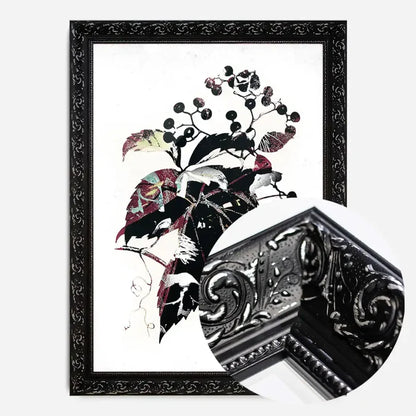 21x30cm | 8¼ x 11¾in / Black Ornate Frame