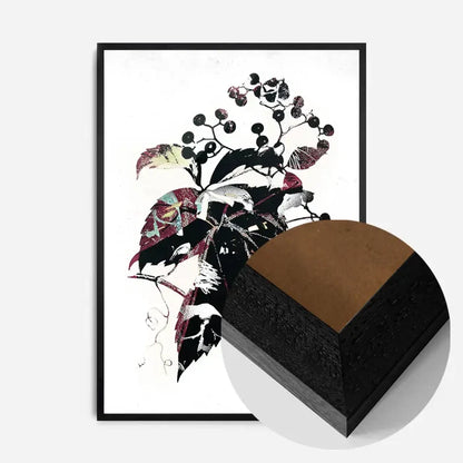 21x30cm | 8¼ x 11¾in / Black Wood Frame