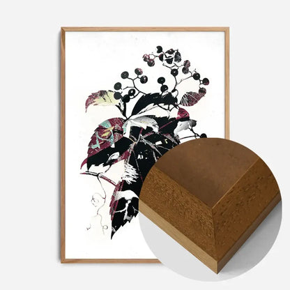 21x30cm | 8¼ x 11¾in / Oak Wood Frame