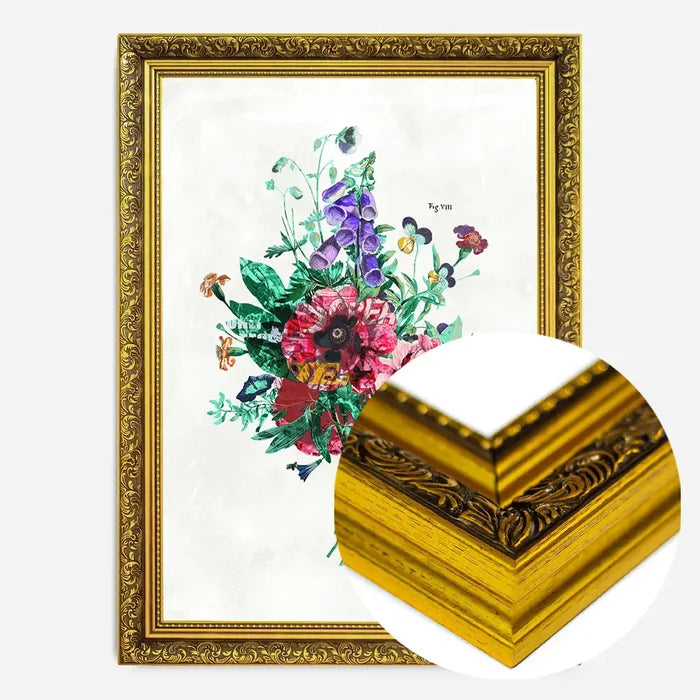 21x30cm | 8¼ x 11¾in / Gold Ornate Frame