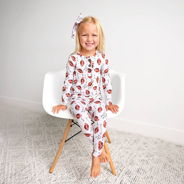 Brady Football Two Piece Bamboo Sleep Set