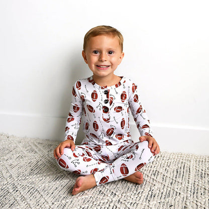 Brady Football Two Piece Bamboo Sleep Set