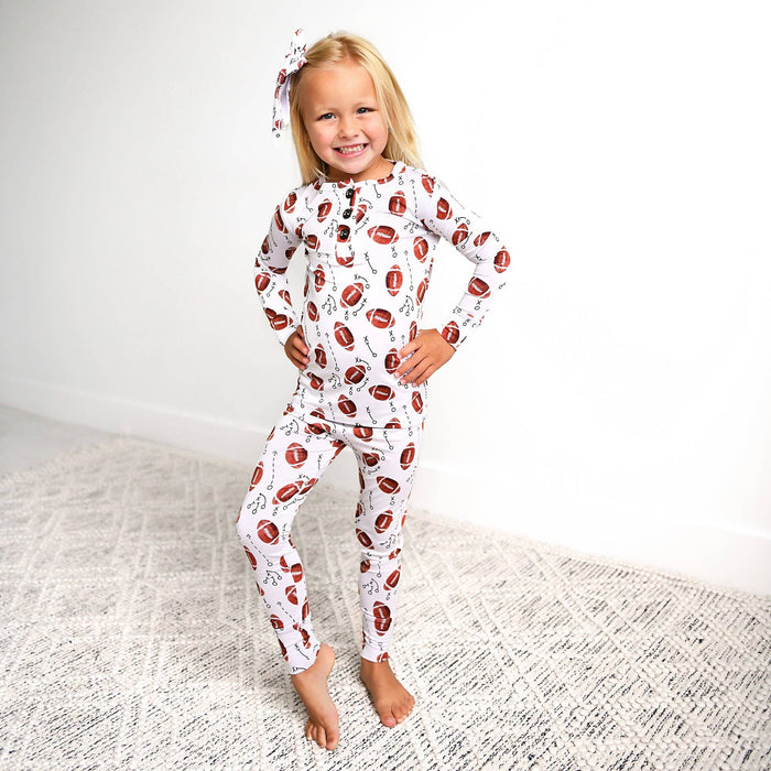 Brady Football Two Piece Bamboo Sleep Set