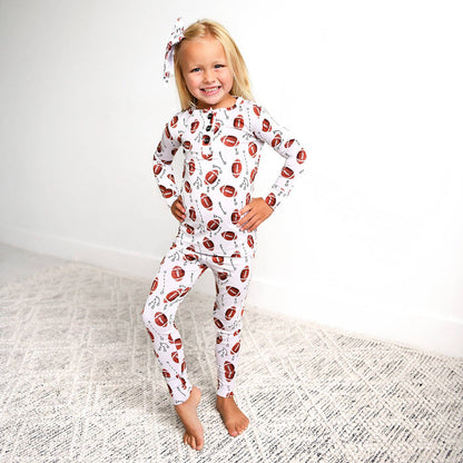 Brady Football Two Piece Bamboo Sleep Set