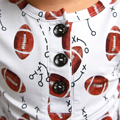 Brady Football Two Piece Bamboo Sleep Set