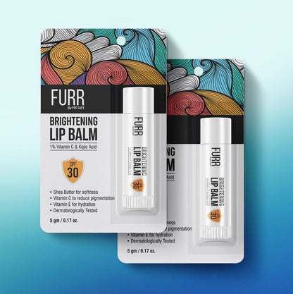 Furr Brightening Lip Balm - Pack of 2
