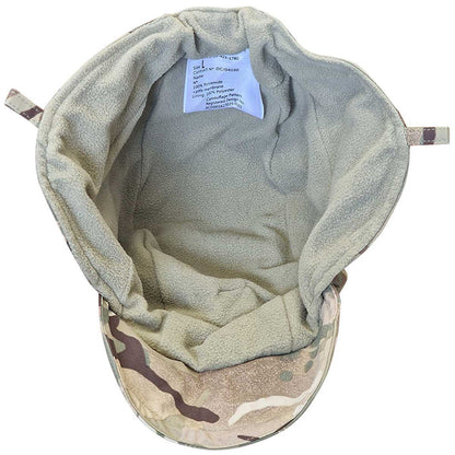 new mtp british army mvp cold weather cap no chin strap with fleece lining