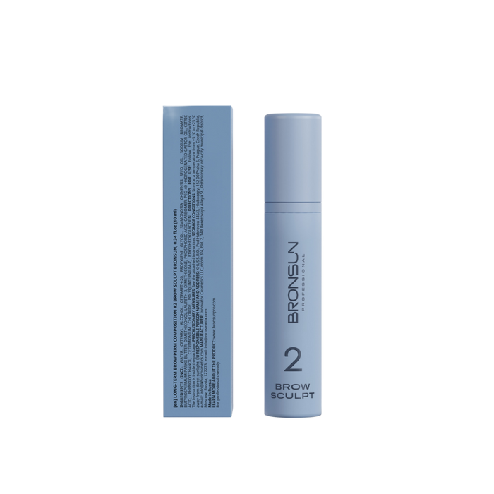 Bronsun - Long Term Brow Perm Composition, #2 Brow Sculpt (10ml)