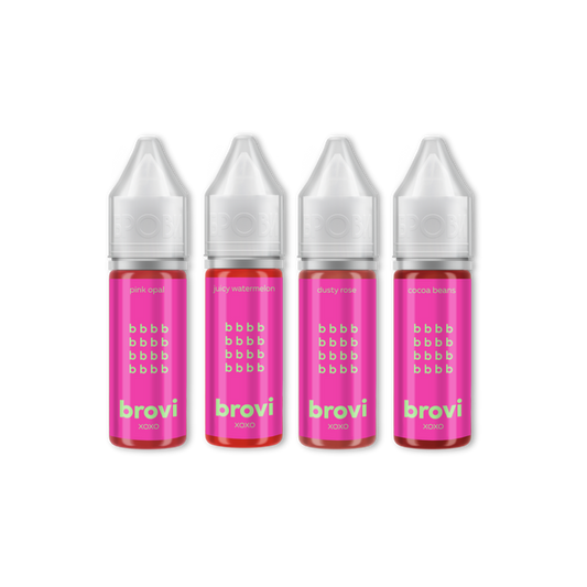 Brovi Lips Best Sellers Set - 4 Pigments 15 ml Supreme Permanent