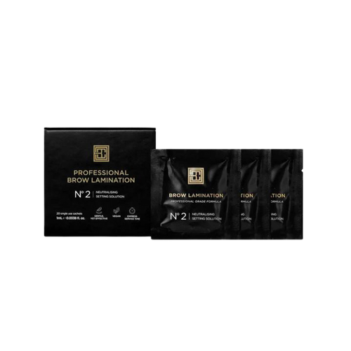 Brow Code - Lamination Step 2 Neutralising Setting Solution Sachets