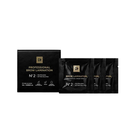 Brow Code - Lamination Step 2 Neutralising Setting Solution Sachets