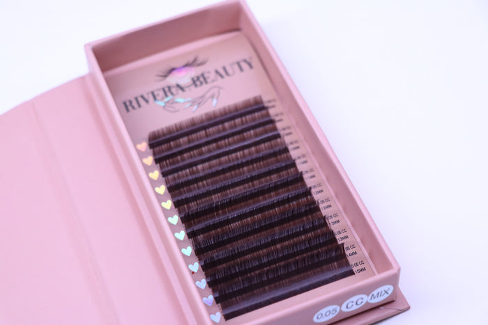 Brown Lashes Volume
