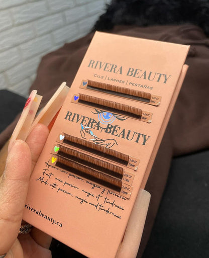 Brown Lashes Volume