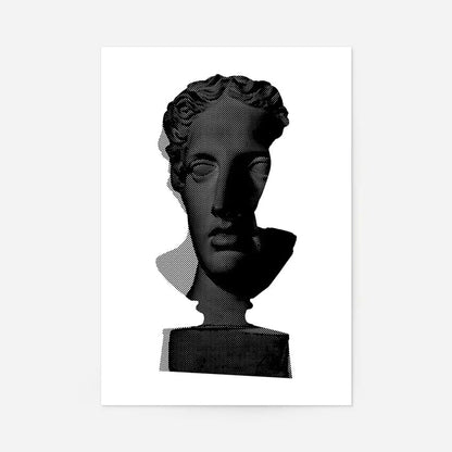 Bust 2 Black and White Print