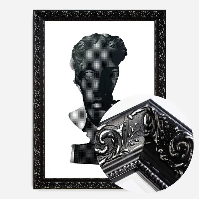 21x30cm | 8¼ x 11¾in / Black Ornate Frame