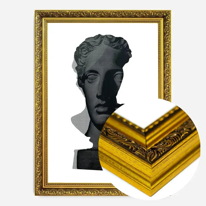 21x30cm | 8¼ x 11¾in / Gold Ornate Frame