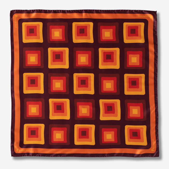 Orange Silk Scarf