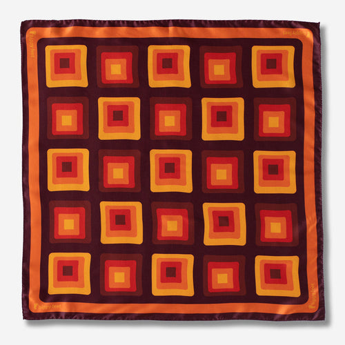 Orange Silk Scarf