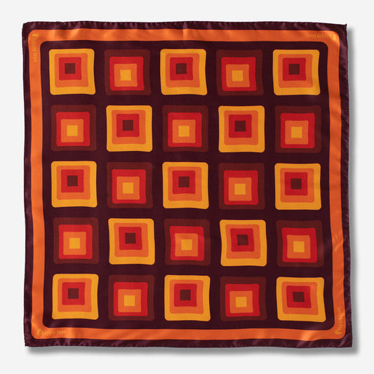 Orange Silk Scarf
