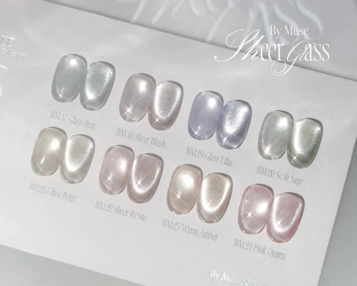 BY MUSE Sheer Glass Collection - Cat Eye set