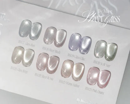 BY MUSE Sheer Glass Collection - Cat Eye set